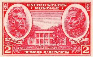 Stamp honoring General Winfield Scott